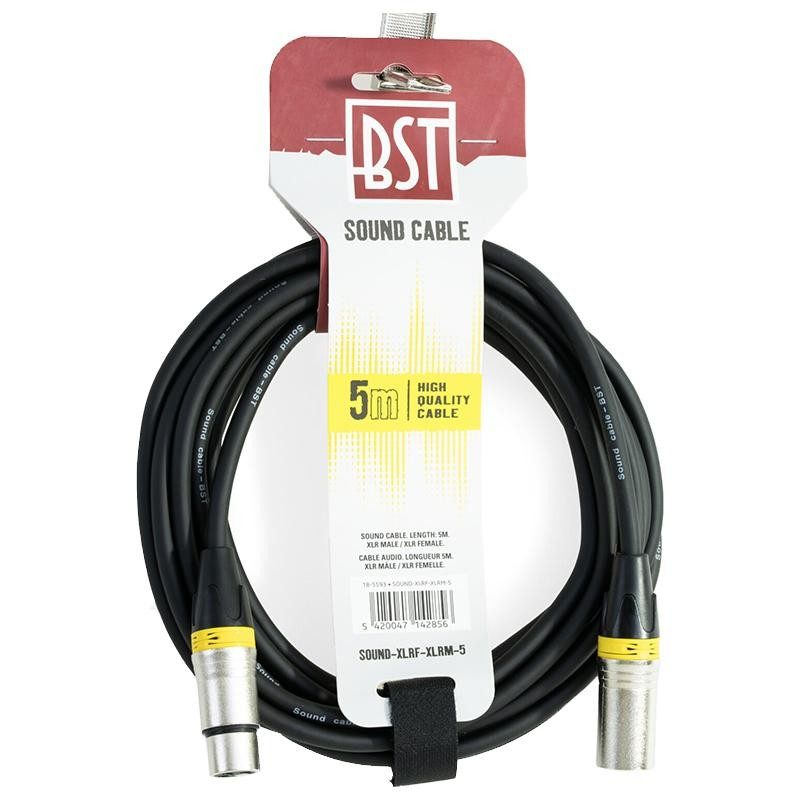 Cablu Audio Profesional Xlr Tata Xlr Mama 5m 18 5593 Bst