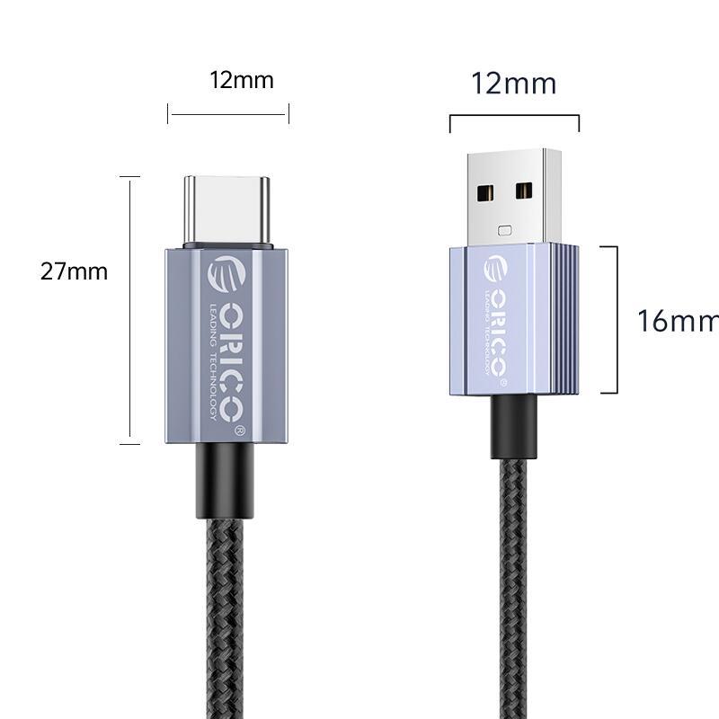 Cablu Usb Type A Usb Type C 15m 66w 6a Negru Orico Gqa66 15 Bk
