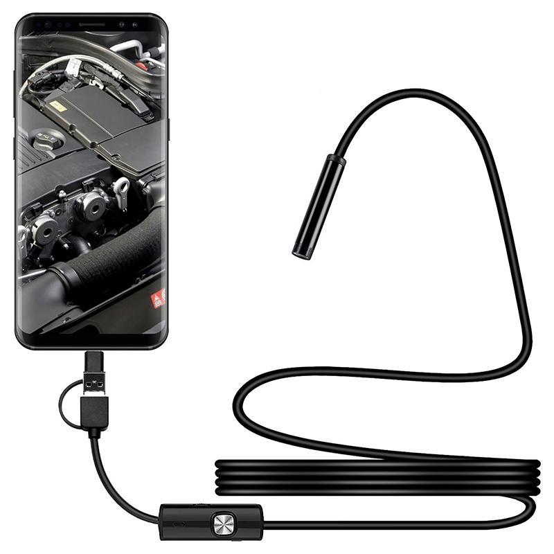 Camera Inspectie Endoscop 1280x720p Ip67 Usb Micro Usb Usb Type C Android Windows Rebel Rb 1141