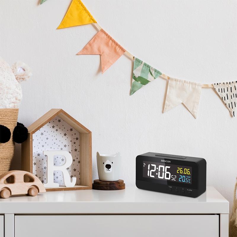 Ceas Digital Cu Termometru Si Alarma Sdc4800b Sencor