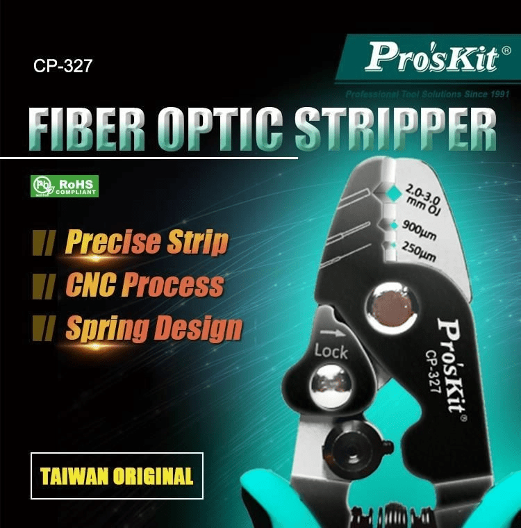 Cleste dezizolat fibra optica 162mm Pro`sKit CP-327 4 Cleste Dezizolat Fibra Optica 162mm Proskit Cp 327