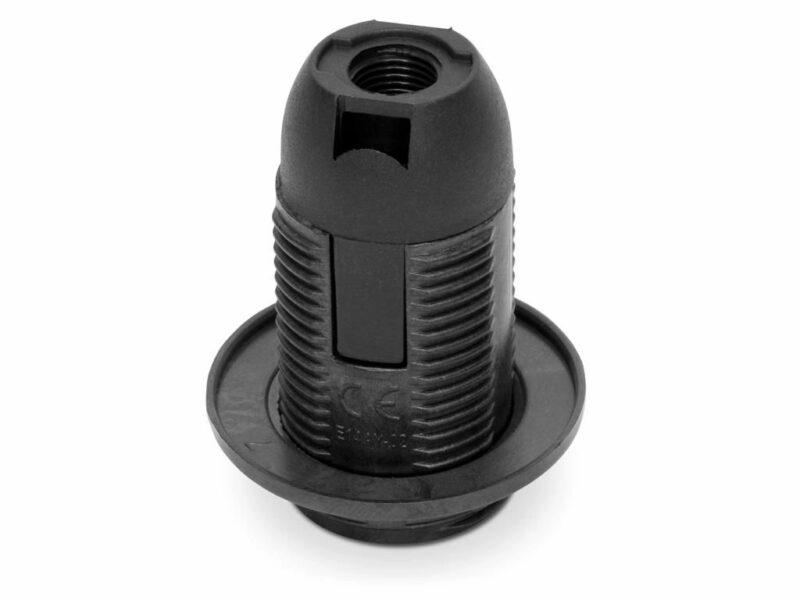 Dulie E14 Plastic Negru Cu Inel Oe 14k Plastrol