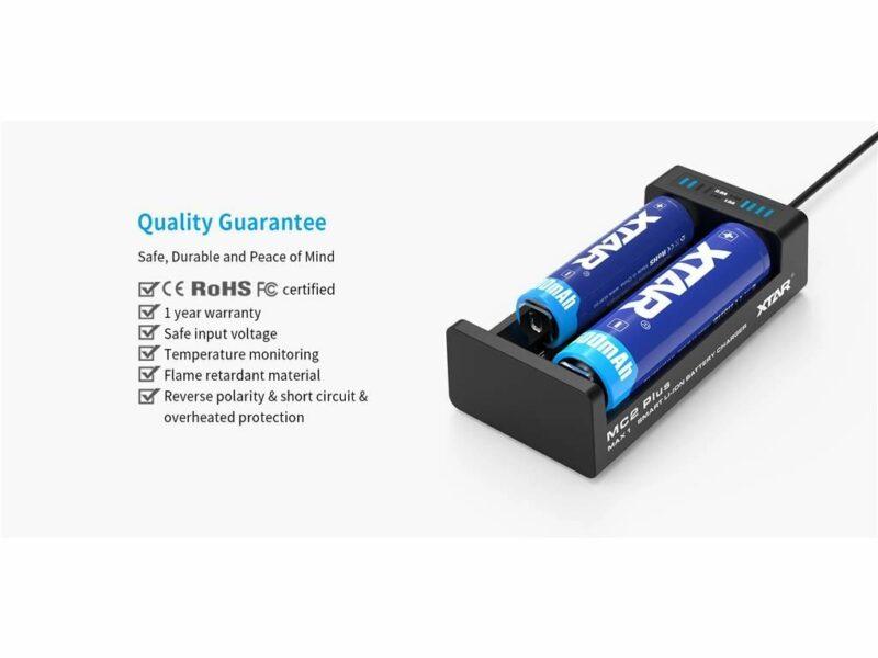 Incarcator Acumulatori Li Ion 2 Canale Micro Usb Mc2 Plus Xtar