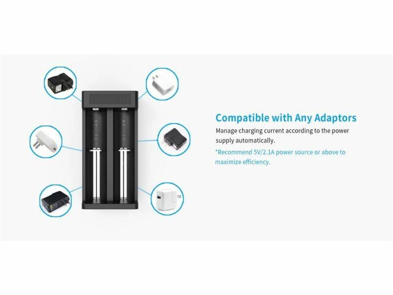 Incarcator Acumulatori Li Ion 2 Canale Micro Usb Mc2 Plus Xtar