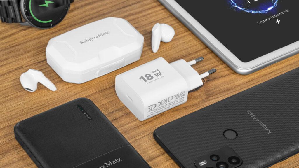 Incarcator Retea Power Delivery 18w 1x Usb Type C Pd Krugermatz Km0850