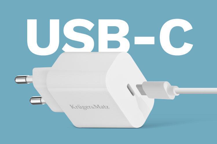 Incarcator Retea Power Delivery 18w 1x Usb Type C Pd Krugermatz Km0850