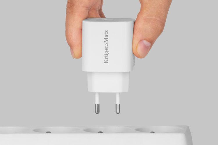 Incarcator Retea Power Delivery 18w 1x Usb Type C Pd Krugermatz Km0850