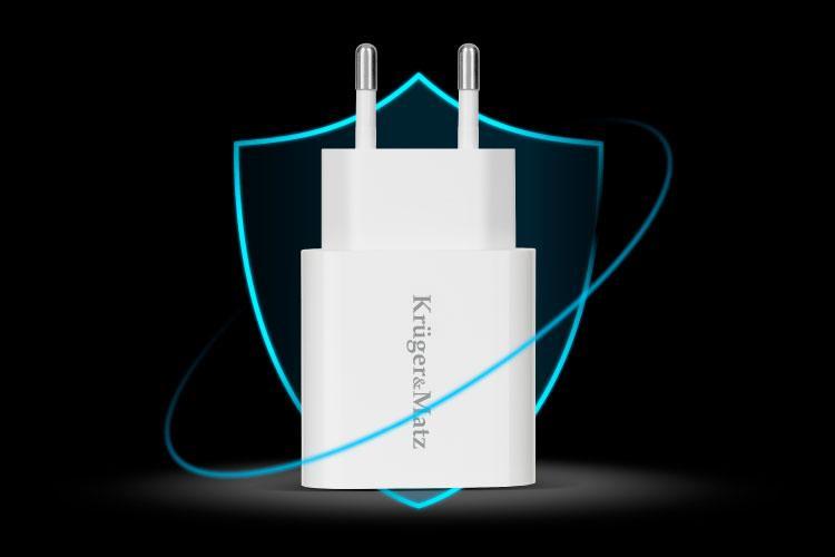 Incarcator Retea Power Delivery 18w 1x Usb Type C Pd Krugermatz Km0850