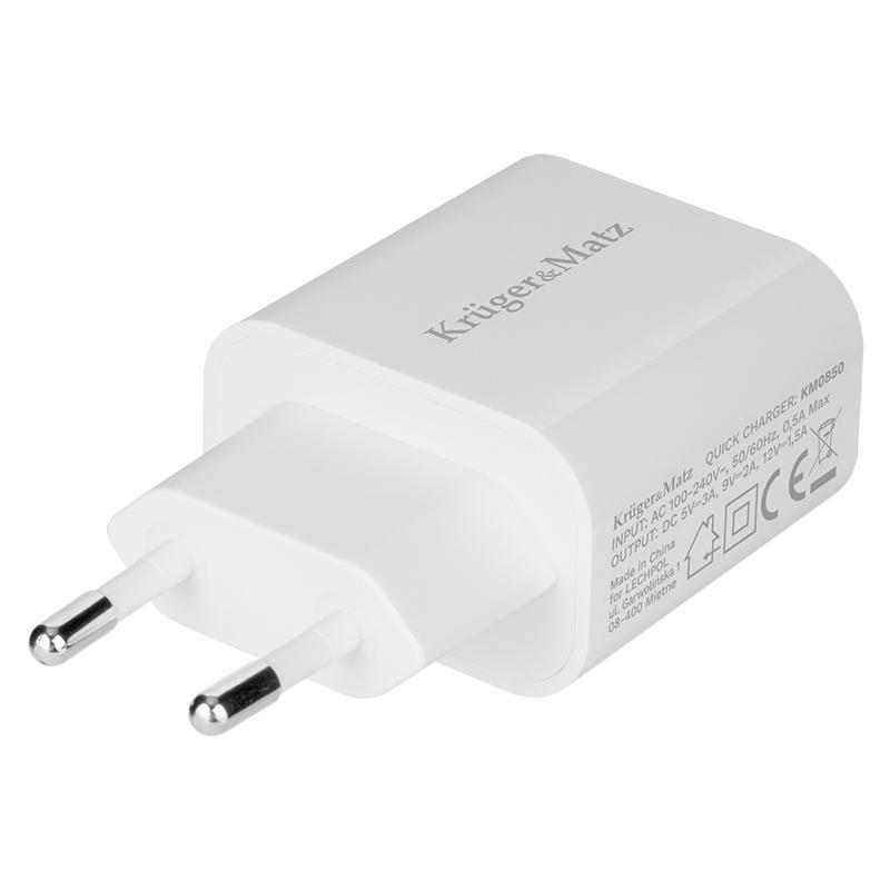 Incarcator Retea Power Delivery 18w 1x Usb Type C Pd Krugermatz Km0850