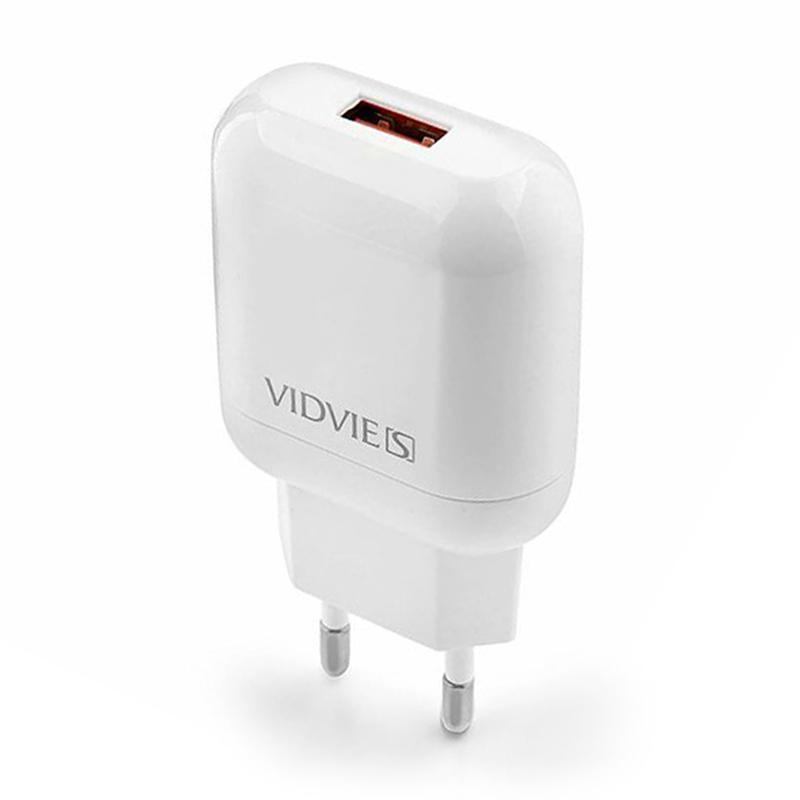 Incarcator Retea Usb 2400ma Vidvie Ce12 White Gsm1037