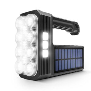 Lanterna solara LED COB cu functie de lumina de lucru acumulator Li-ion 1200mAh Micro USB 1000lm IP55 Phenom 18581