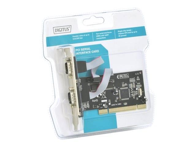 Placa Extensie Pc Interfata Pci Chipset Mcs9865 Rs232 D Sub 9pin Tata X2 Digitus Ds 33003