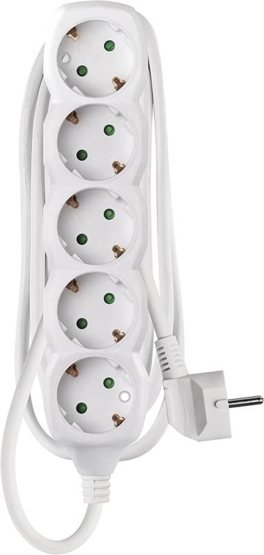 Prelungitor Electric 3m 5x Schuko Alb P0523r Emos 3680w Conductor Cupru 15mm2