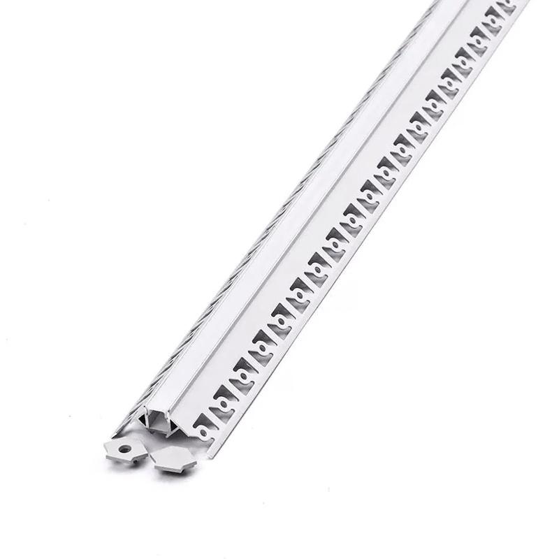 Profil Aluminiu Banda Led Pentru Rigips Colt Exterior 2m Mat V Tac Sku 3361