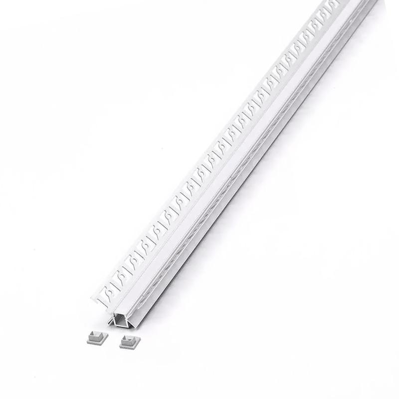 Profil Aluminiu Banda Led Pentru Rigips Colt Interior 2m Mat V Tac Sku 3362
