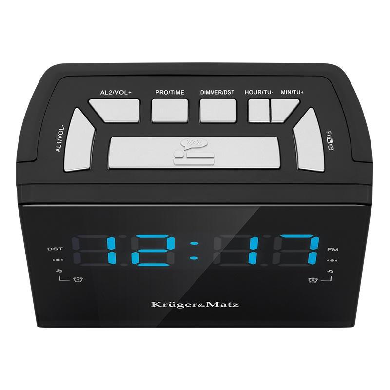 Radio Fm Cu Ceas Desteptator Krugermatz Km0821 Afisaj Led