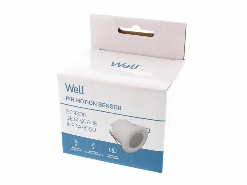 Senzor De Miscare Infrarosu Pe Tavan Well Sens Pir C02 Wl