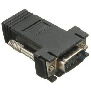 Set Adaptor Vga Tata La Vga Tata Prin Cablu Rj45 2buc Maxim 20m