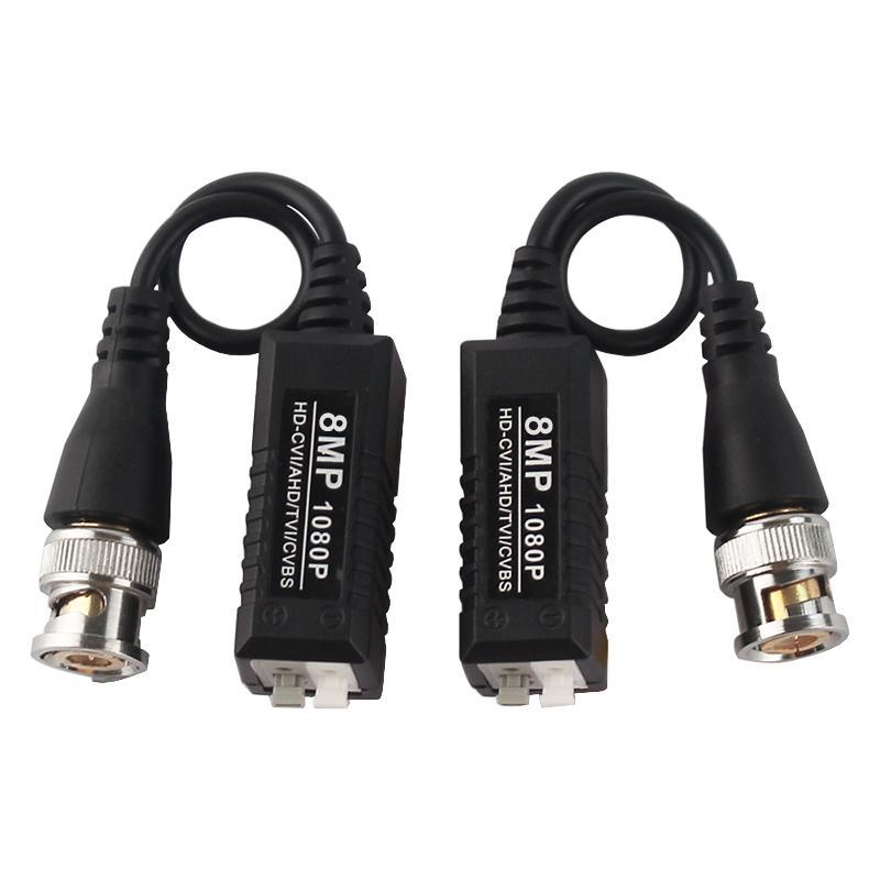 Set Video Balun Hd Utp Bnc Tata 8mp Hd Cvi Ahdtv Cvbs Ydsb1