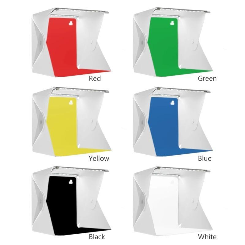 Stand Foto2 Cutie Luminoasa Pliabila Portabila Fotografie 5 Culori