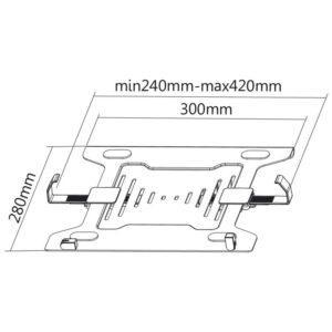 Suport Laptop Din Otel Stell S Saa4000