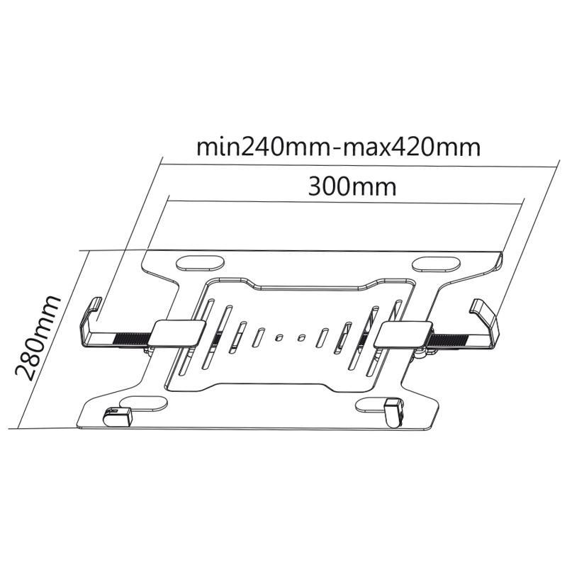 Suport Laptop Din Otel Stell S Saa4000