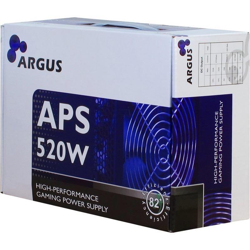Sursa Pc Inter Tech Argus 520w Psu Ventilator Silentios 120mm Control Termic Automat Aps 520w