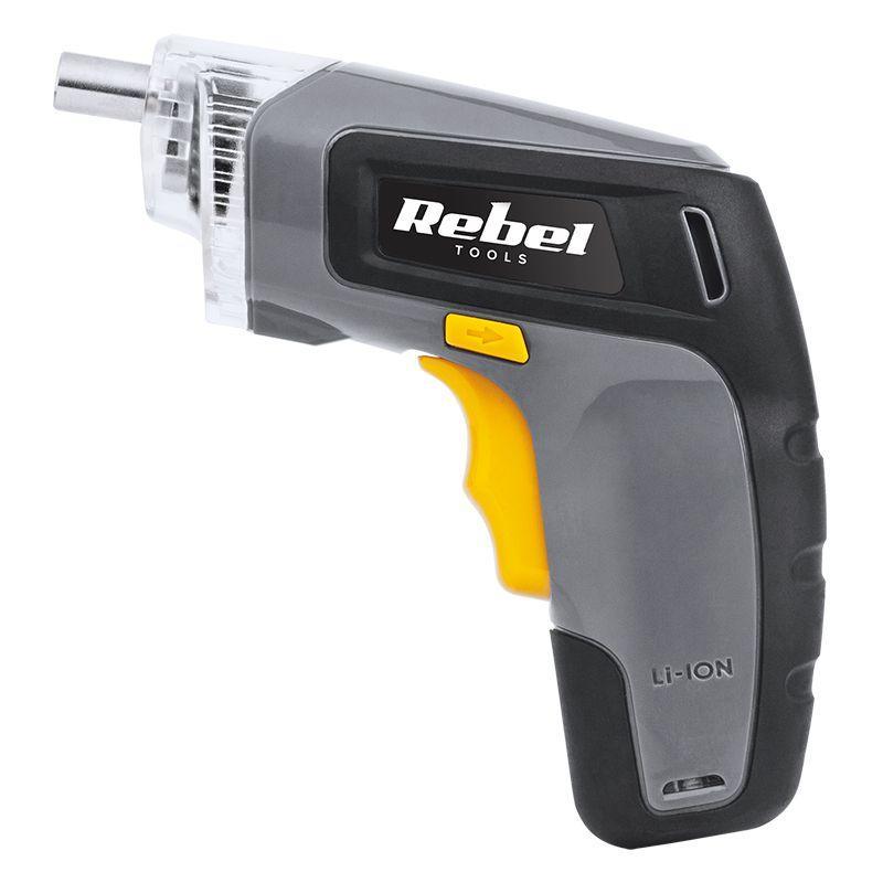 Surubelnita Cu Acumulator 36v 1300mah 27 Capete Rebel Rb 1001