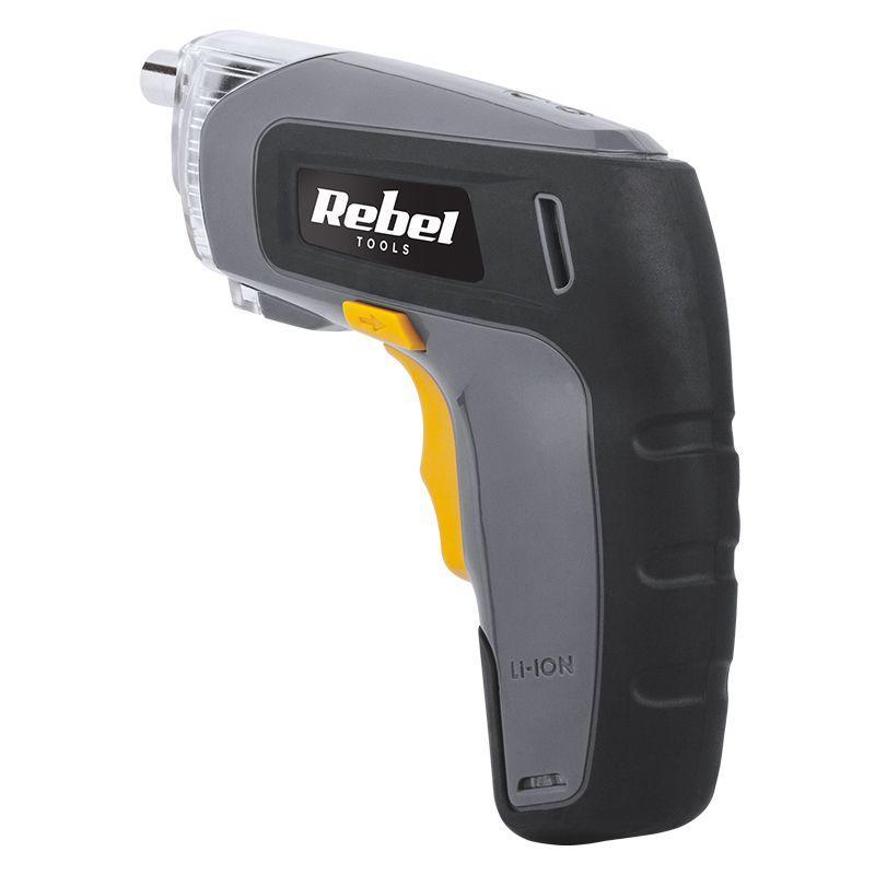 Surubelnita Cu Acumulator 36v 1300mah 27 Capete Rebel Rb 1001