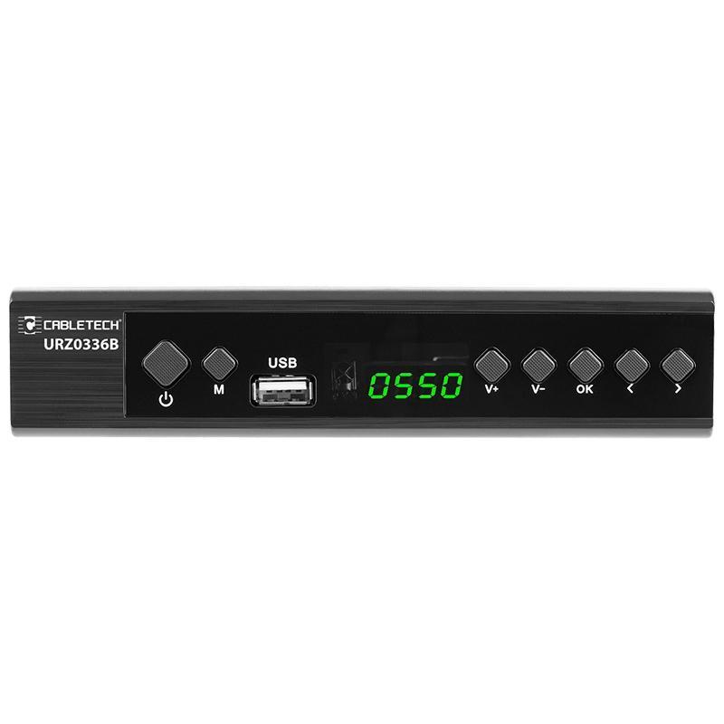 Tuner Digital Terestru Dvb T2 C H265 Cabletech Urz0336b