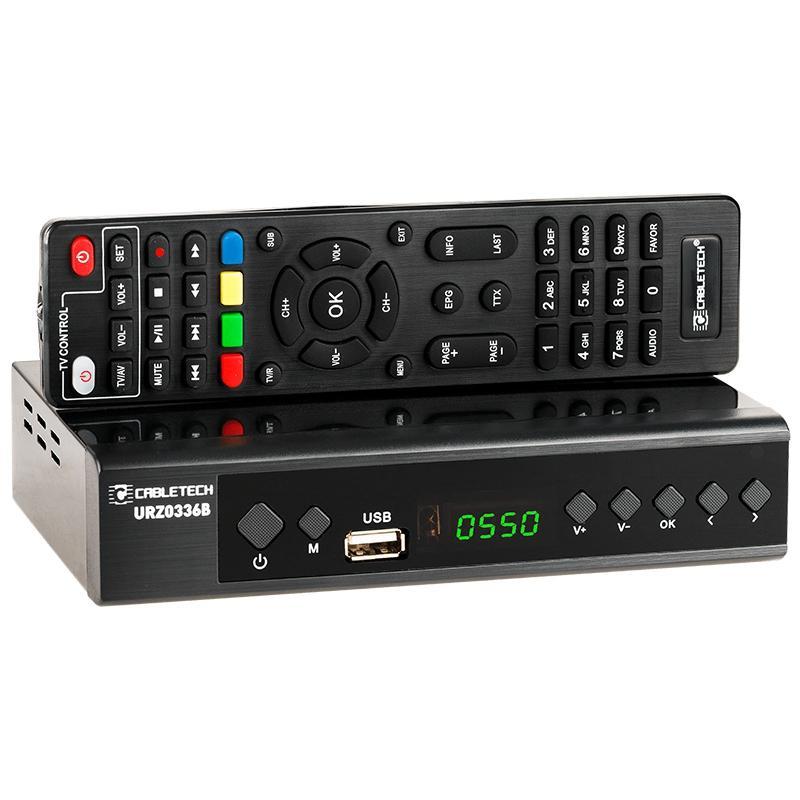 Tuner DIGITAL terestru DVB-T2/C H.265 Cabletech URZ0336B