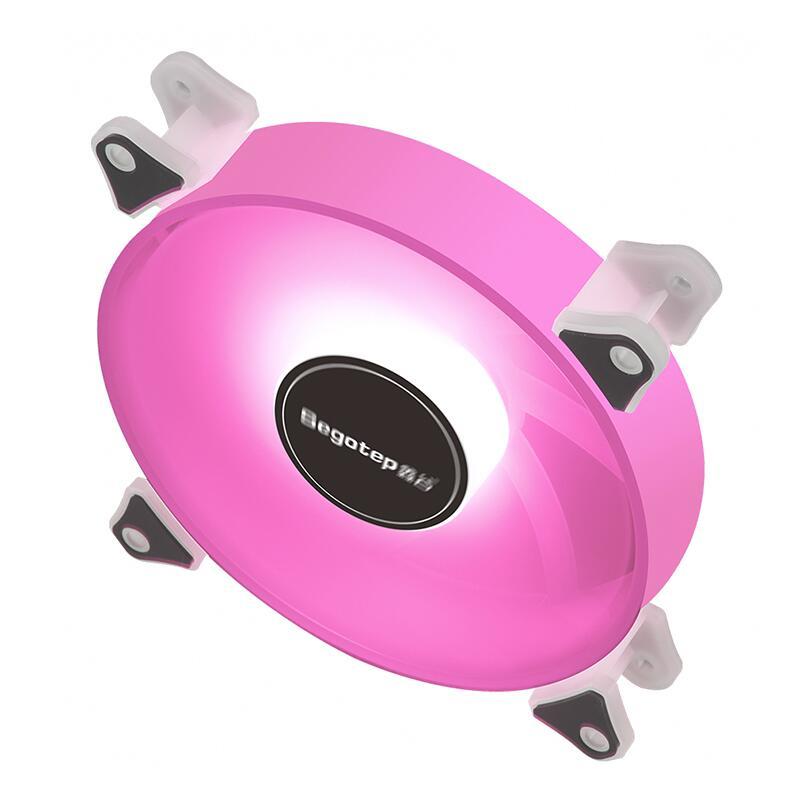 Ventilator Segotep Hb 12 120x120x25mm 12v Negru Argb Led Hydraulic Bearing Anti Vibratii 600 1800rpm 4pin 3pin Romantic 12