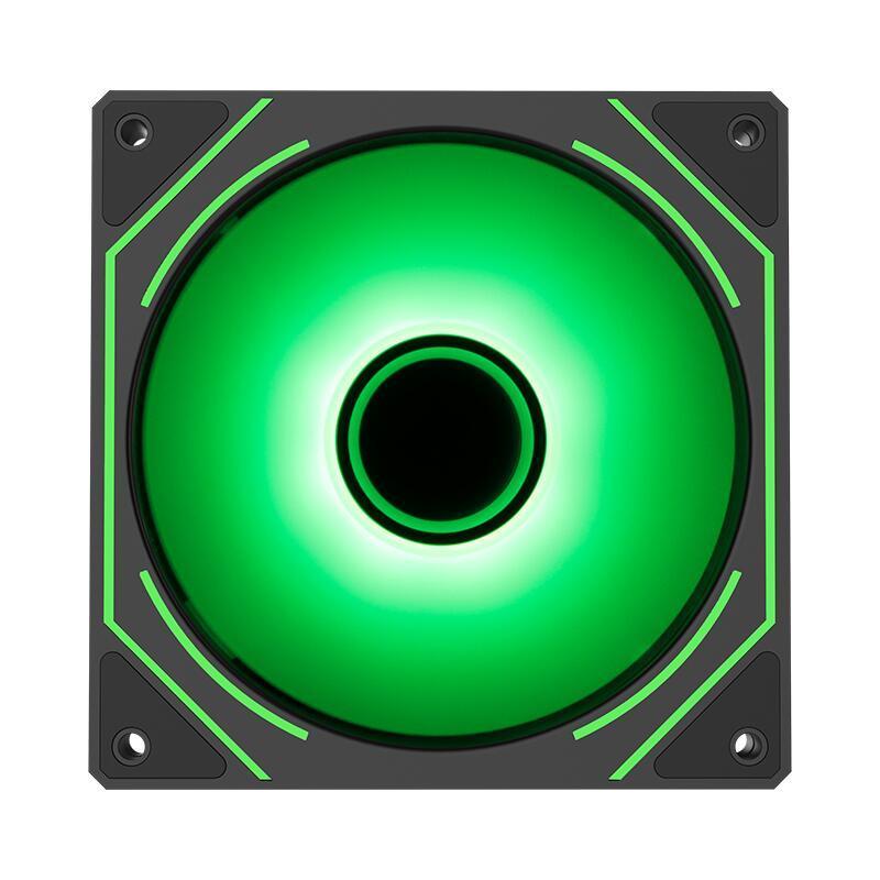 Ventilator Segotep Hb 12 120x120x25mm 12v Negru Argb Led Rulment De Tip Hydraulic Bearing Anti Vibratii 600 1800rpm 4pin 3pin Hb