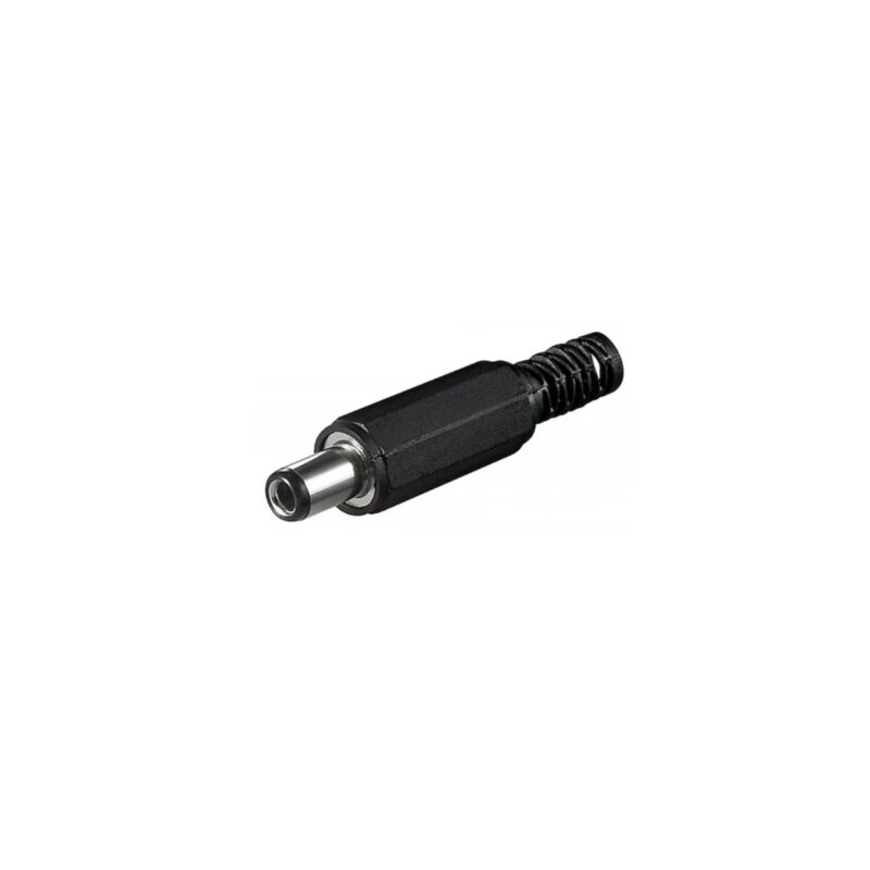 Mufa Alimentare Dc Tata Pe Cablu 5.5×2.5 Mm Negru Gbc 29.0486.10