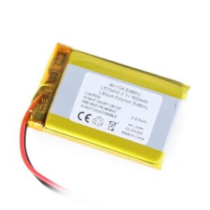 Acumulator Lithium Poliymer 06036 980mAh 1S 3.7V fir cu conector JST-BEC 50x34x6mm AKYGA Battery