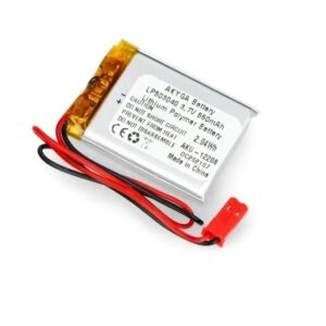 Acumulator Lithium Poliymer 12206 550mAh 1S 3.7V conector JST-BEC 40x30x5mm AKYGA Battery