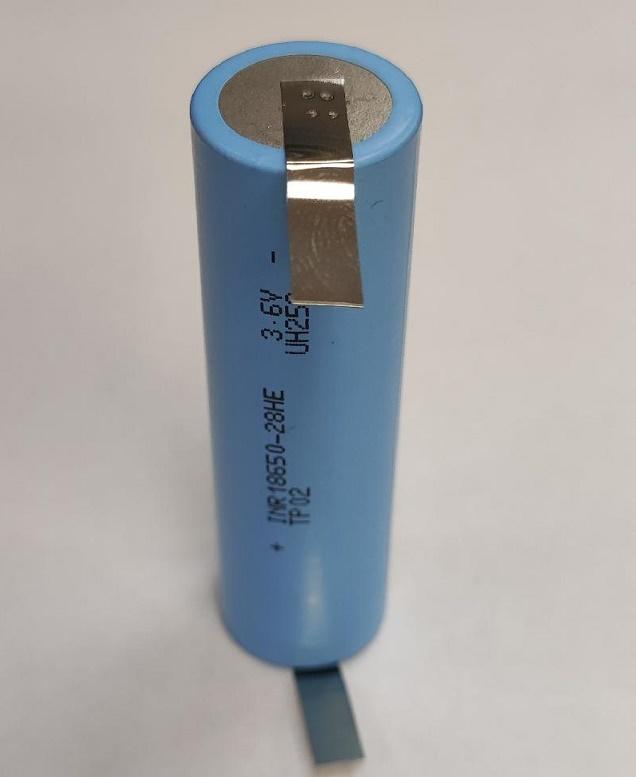 Acumulator Tenpower 18650 36v 2800mah 10a Cu Lamele Terminale In U Inr18650 28heu