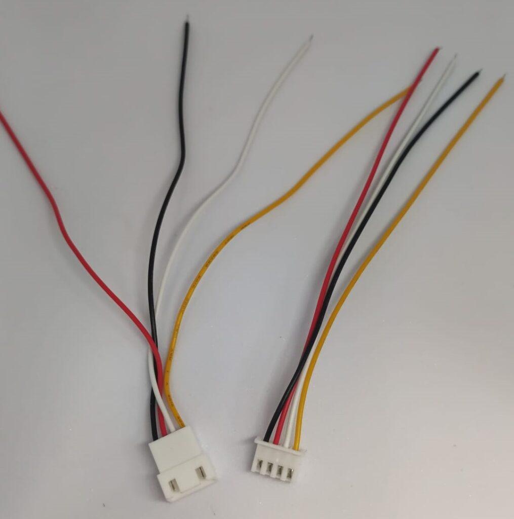 Cablu Cu Conectori 4pini Pas 254 Mm Mama Si Tata Cu Fire Set 2buc