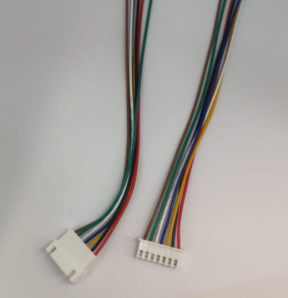 Cablu Cu Conectori 7pini Pas 254 Mm Mama Si Tata Cu Fire Set 2buc