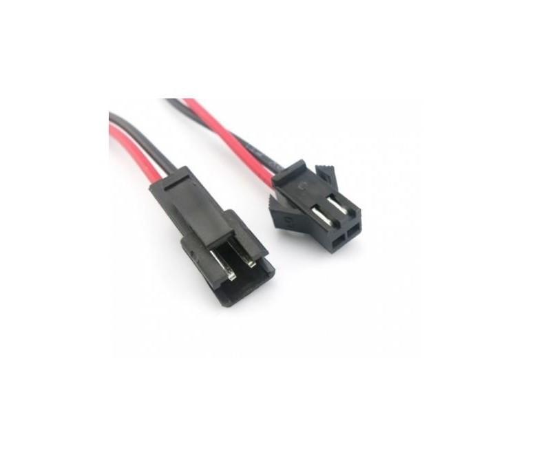 Cablu Cu Mufa 2pini Tata Mama Mic Negru Set 2buc