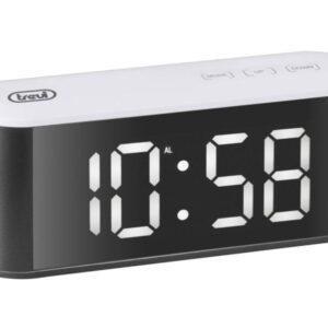 Ceas De Masa Cu Alarma Termometru Alb Trevi Ec 883 Bl