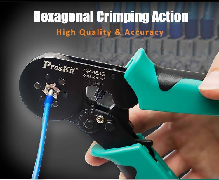 Cleste Sertizat Profil Hexagonal 175mm Proskit Cp 463g