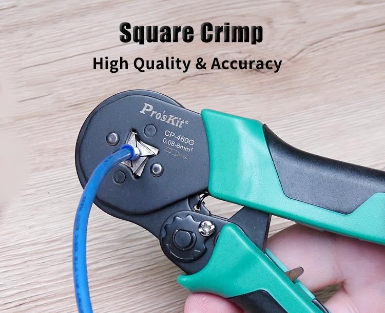 Cleste Sertizat Profil Patrat 156mm Proskit Cp 460g