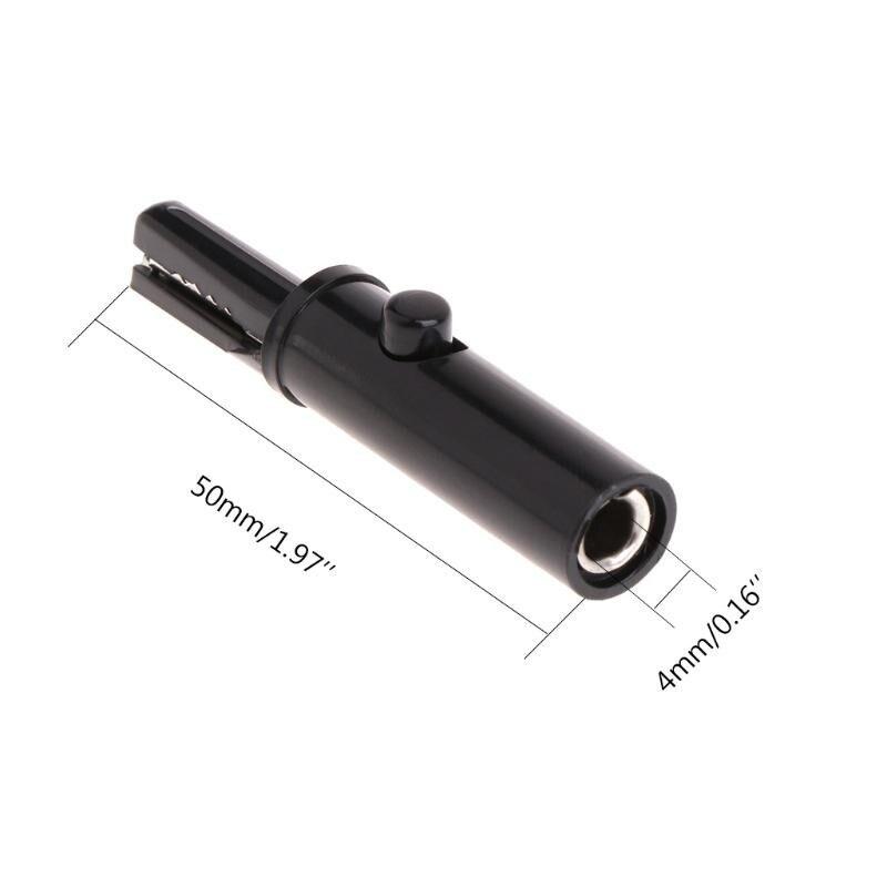 Crocodil 51 Mm Total Izolat Banana Pentru Multimetru 1buc Rosu Sau Negru