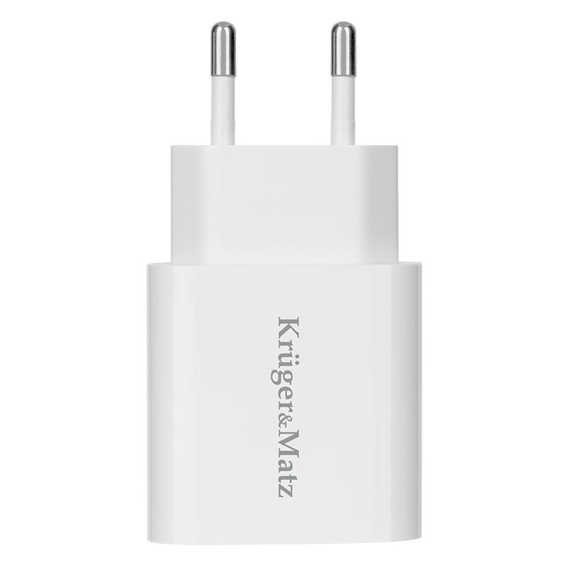Incarcator rapid de retea USB tip A si USB type C 30W PD 3.0 + QC 3.0 Kruger&Matz KM0855 4 Incarcator Rapid De Retea Usb Tip A Si Usb Type C 30w Pd 30 Qc 30 Krugermatz Km0855