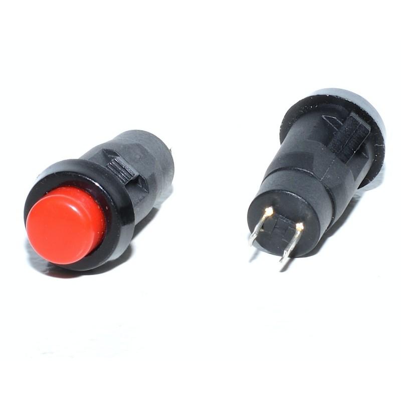 Intrerupator Push Buton Cu Retinere 12x32 Mm 15a 250vac Diam 10mm Plastic