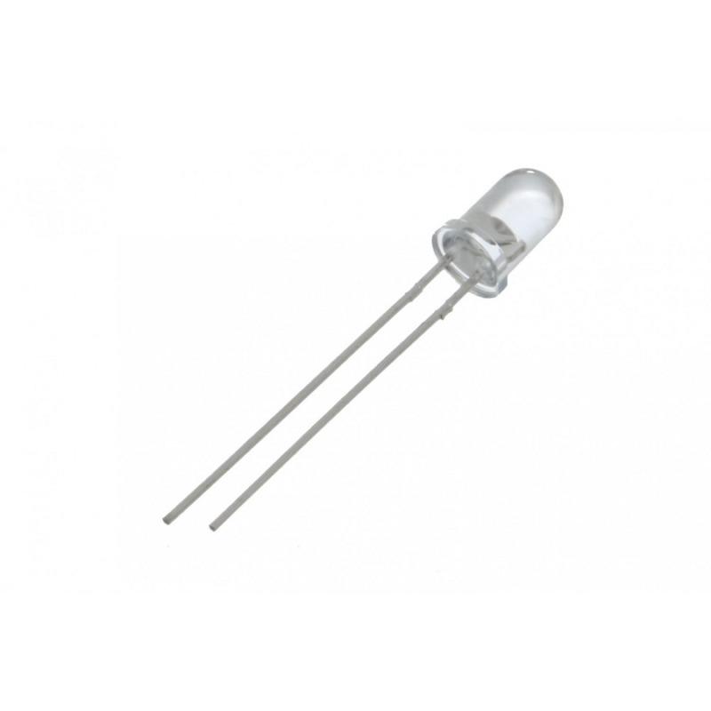Led 5mm 12v Lumina Portocalie 2180 3000mcd 30grade Frontal Convex Optosupply Oso5pa5e31b 12v