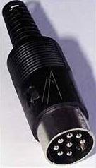 Mufa Din 8 Pini Tata Drept Pe Cablu Cu Lipire Hirschmann 930 298 500 Mas 80s Schwarz