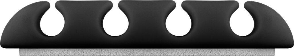 Organizator cabluri 4 sloturi negru set 2buc Goobay 70406 4 Organizator Cabluri 4 Sloturi Negru Set 2buc Goobay 70406