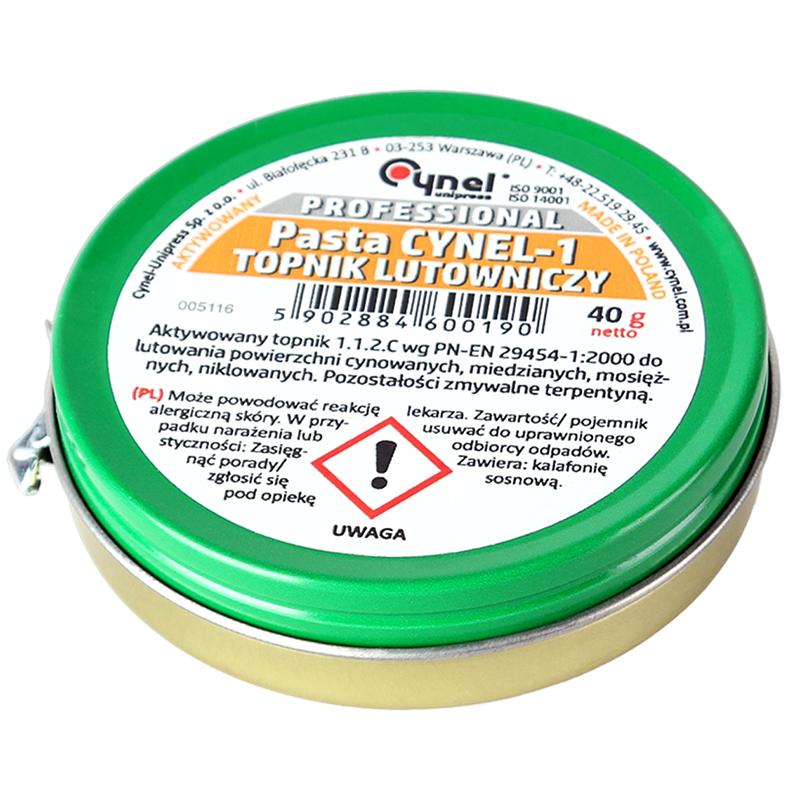 Pasta De Lipit Pe Baza De Colofoniu Flux Pentru Cupru Alama Nichel 40g Cynel Lut0010